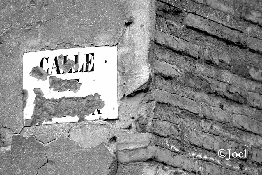 Letrero calle