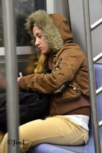 Descanso en el metro