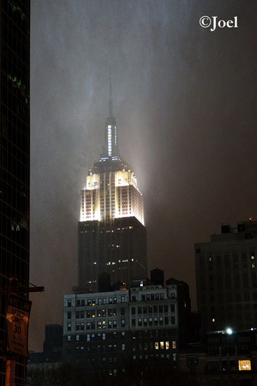 Noche y lluvia