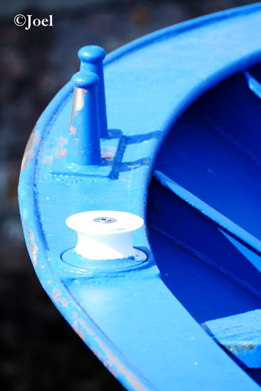 Cubierta azul