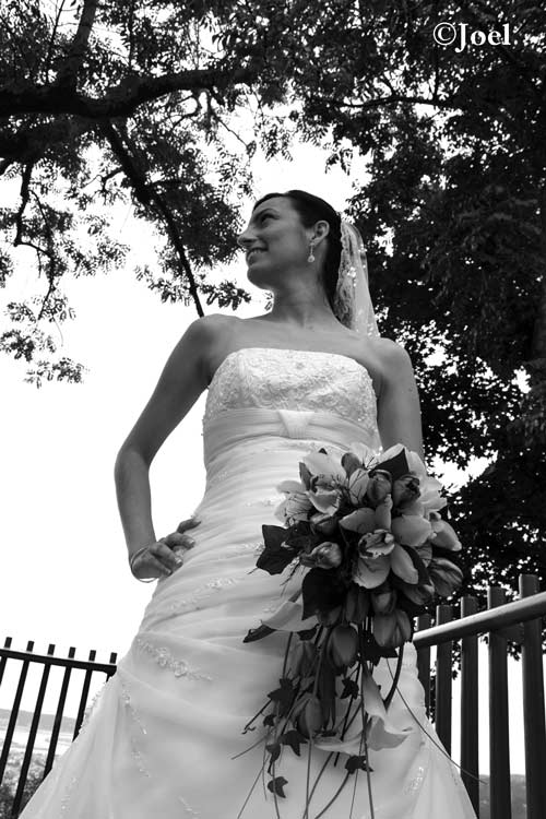 Vestido y ramo
