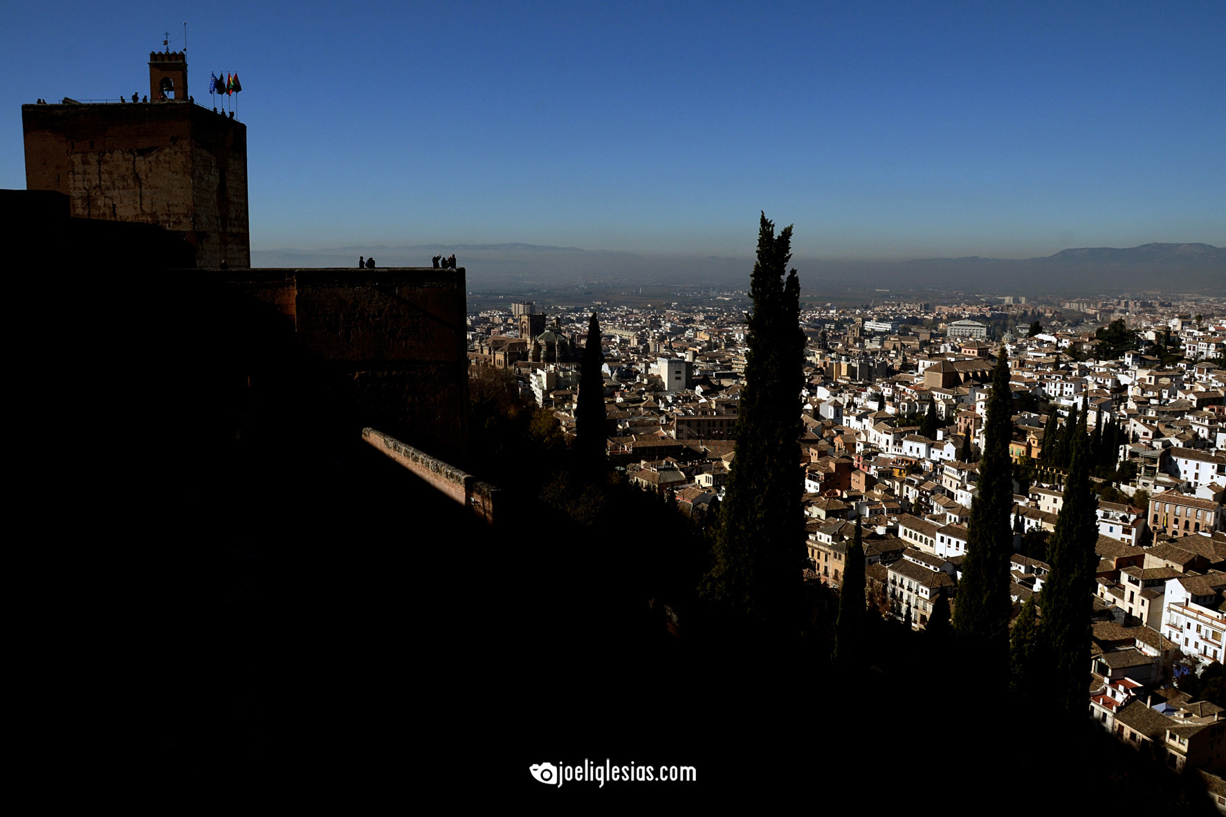 Vista de Granada desde la Alcazaba