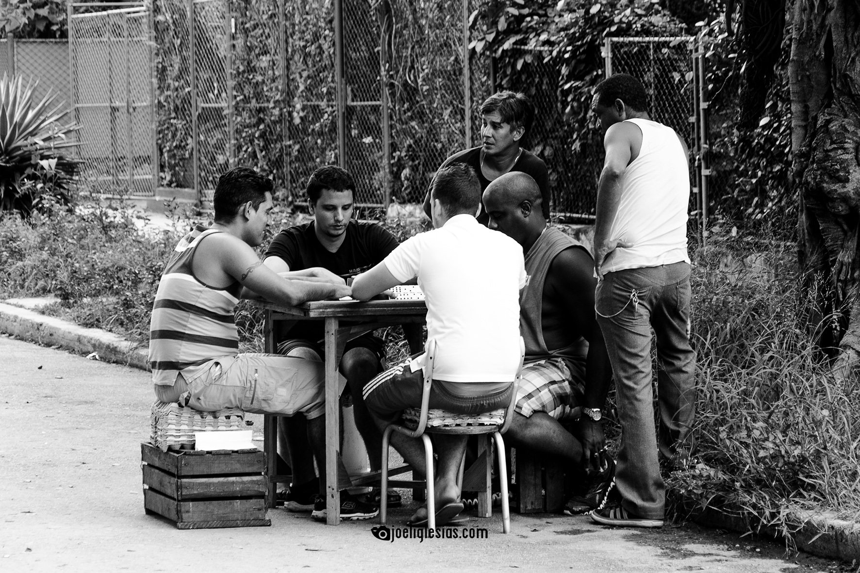 Cualquier sitio es bueno para un dominó 